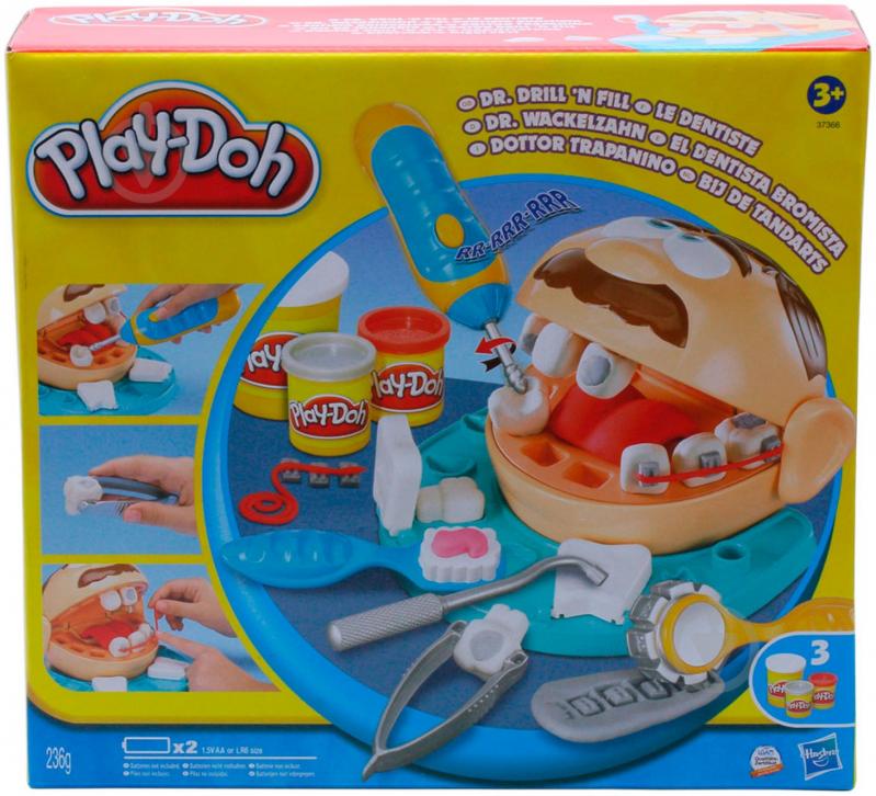 Набор для лепки Play-Doh Мистер зубастик 37366 - фото 1 Набор для лепки Play-Doh Мистер зубастик 37366 - фото 1