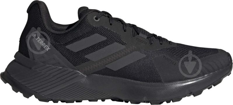 Кроссовки мужские летние Adidas TERREX SOULSTRIDE FY9215 р.46 черно-серые - фото 1