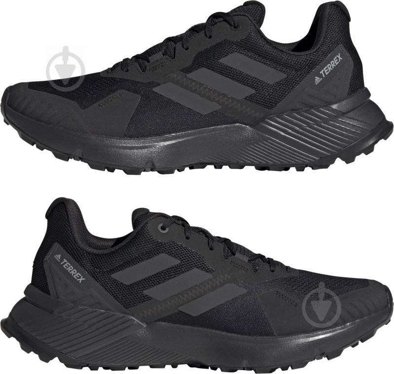 Кроссовки мужские летние Adidas TERREX SOULSTRIDE FY9215 р.46 черно-серые - фото 5