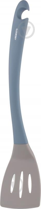 Лопатка з прорізями Ardesto Gemini 35 см сіро-синя AR2178B - фото 3 Лопатка з прорізями Ardesto Gemini 35 см сіро-синя AR2178B - фото 3