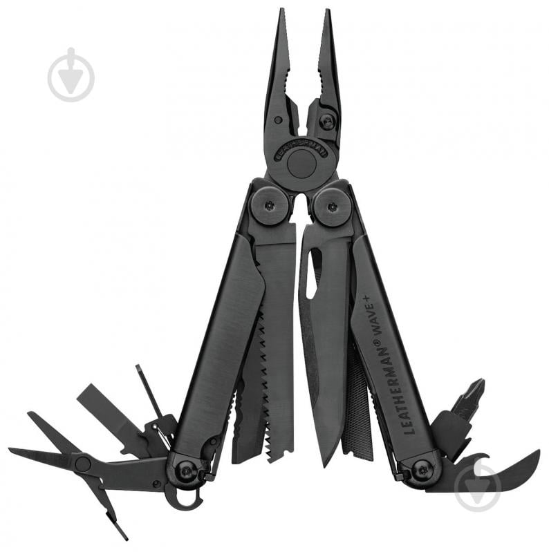 Мультитул Leatherman Wave Plus Black, 17 инструментов 832526 - фото 1