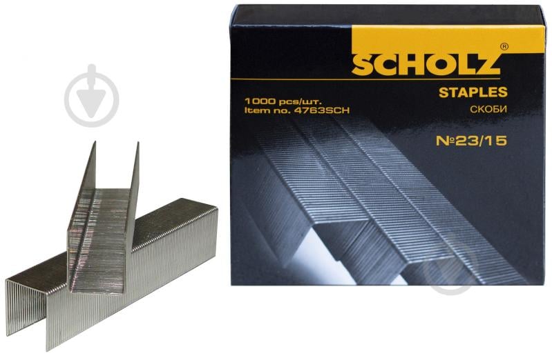 Скобы для степлера №23/15 4763 SCHOLZ - фото 1