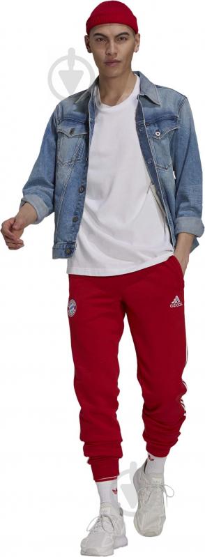 Брюки Adidas FCB 3S SWT PNT GR0689 р. XL красный - фото 4