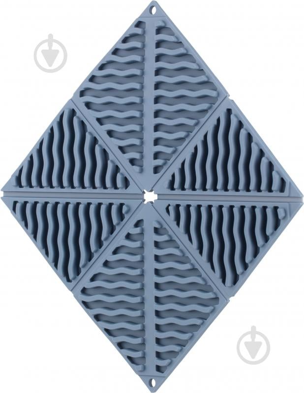 Підставка під гаряче Ardesto Gemini 16,5х16,5х1,7 см синя AR4012B - фото 1 Підставка під гаряче Ardesto Gemini 16,5х16,5х1,7 см синя AR4012B - фото 1