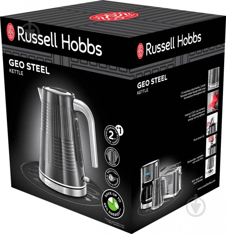 Электрочайник Russell Hobbs 25240-70 Geo Steel (25240-70) - фото 12