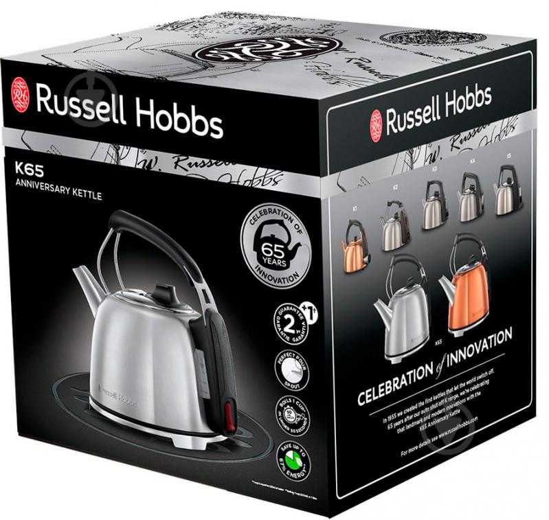 Электрочайник Russell Hobbs K65 Anniversary St/ Steel (25860-70) - фото 12