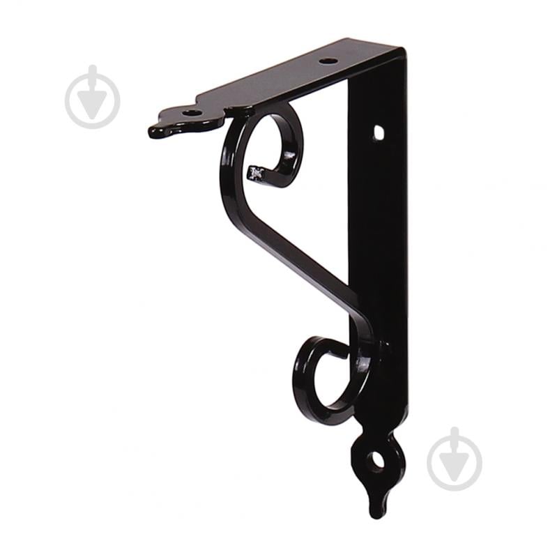 Кронштейн Мадрид 110х145 мм черный L7635BL - фото 1