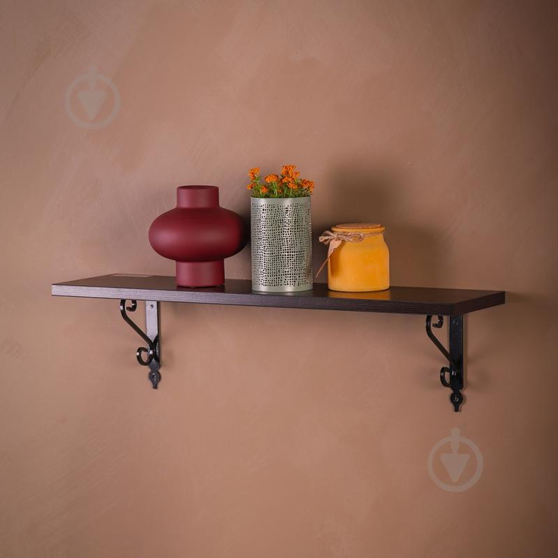 Кронштейн Мадрид 110х145 мм черный L7635BL - фото 4