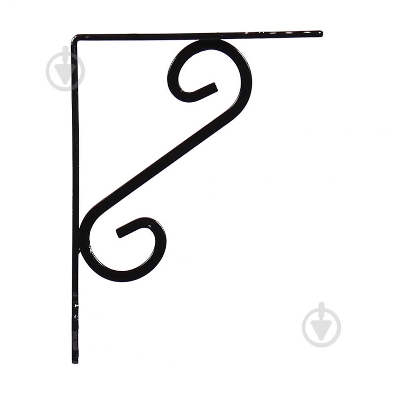 Кронштейн Мадрид 110х145 мм черный L7635BL - фото 2