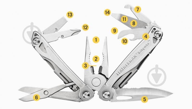 Мультитул Leatherman Wingman, 14 инструментов 832523 - фото 4