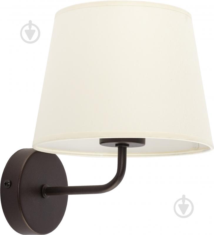 Бра TK Lighting Maja 1x60 Вт E27 экрю/коричневый 1878 - фото 1 Бра TK Lighting Maja 1x60 Вт E27 экрю/коричневый 1878 - фото 1
