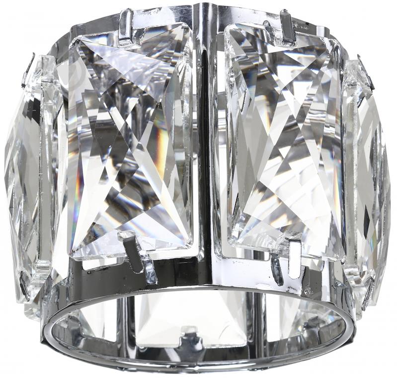 Плафон Accento lighting ALIN-Geneva-glass прозоро-сріблястий - фото 1 Плафон Accento lighting ALIN-Geneva-glass прозоро-сріблястий - фото 1