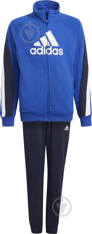 Спортивный костюм Adidas B BOS COT TS GT0339 р. 152 синий - фото 2