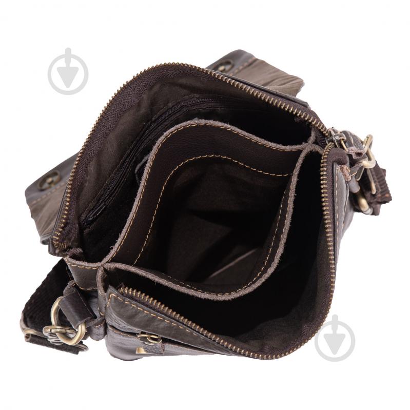 Сумка мужская через плечо Ruff Ryder RR-3863B коричневый - фото 5 Сумка мужская через плечо Ruff Ryder RR-3863B коричневый - фото 5