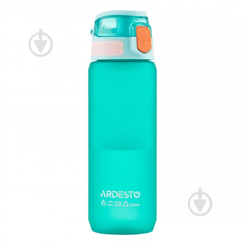 Пляшка для води ARDESTO Matte 800 мл блакитна AR2281MB - фото 1
