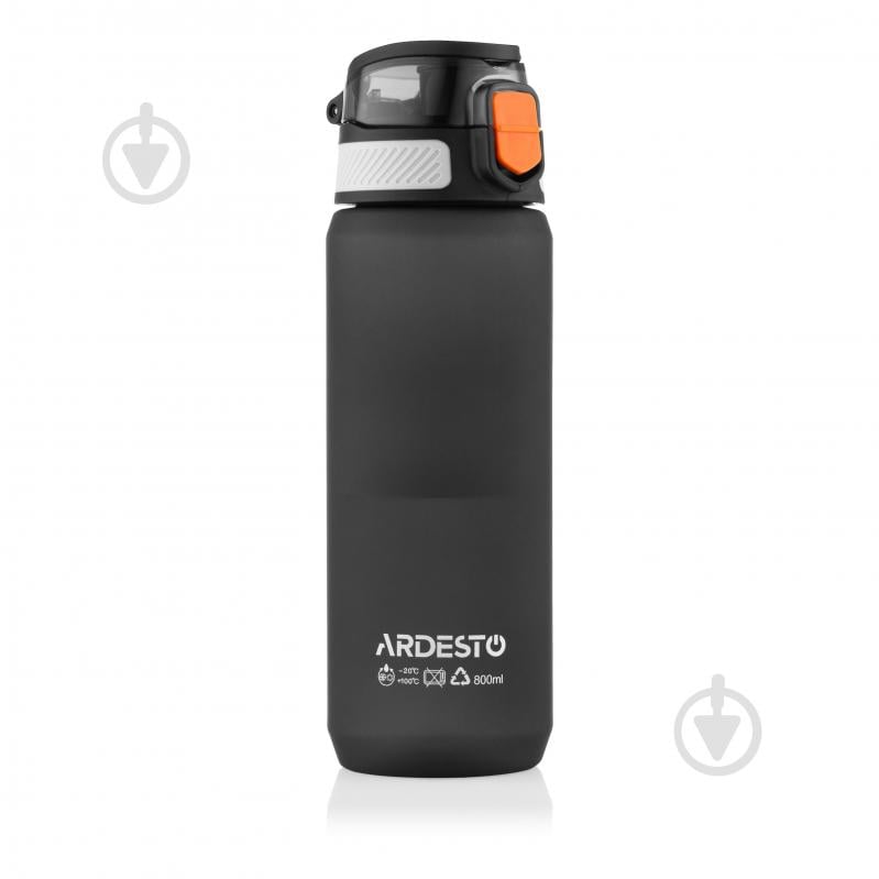 Бутылка для воды ARDESTO Matte 800 мл черная AR2281ML - фото 2