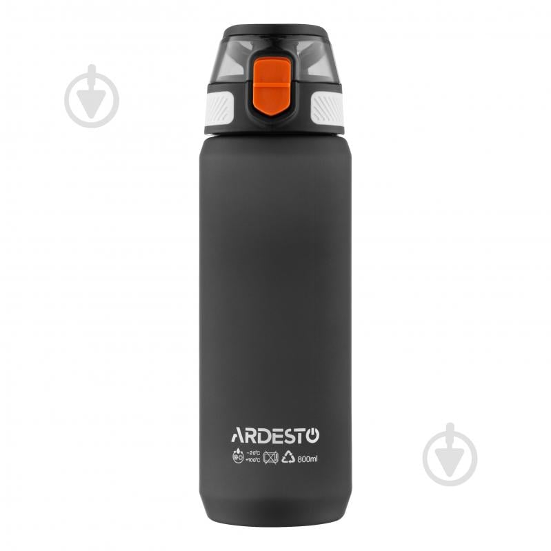 Бутылка для воды ARDESTO Matte 800 мл черная AR2281ML - фото 6