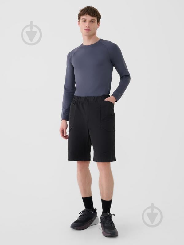 Шорти 4F SHORTS CAS M527 4FWSS25TSHOM527-20S р. XL чорний - фото 3 Шорти 4F SHORTS CAS M527 4FWSS25TSHOM527-20S р. XL чорний - фото 3