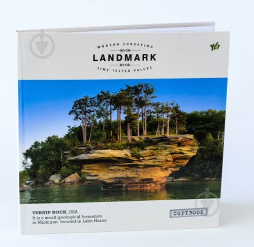 Блокнот 200*200/96 інтег., глянець Landmark YES - фото 2 Блокнот 200*200/96 інтег., глянець Landmark YES - фото 2
