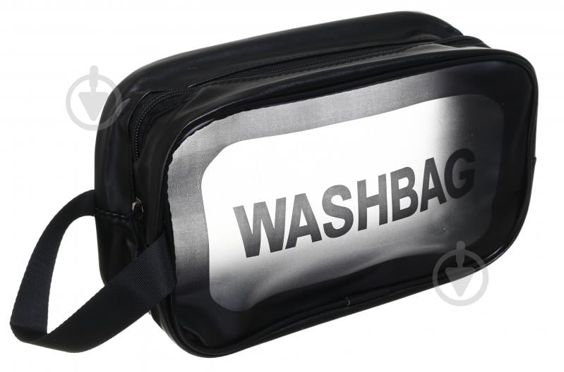 Косметичка Washbag 24.5х9.5х14.5см чорний YTJ002b - фото 1