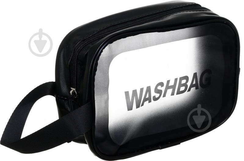 Косметичка Washbag 20.5х7х13 см черный YTJ003b - фото 1