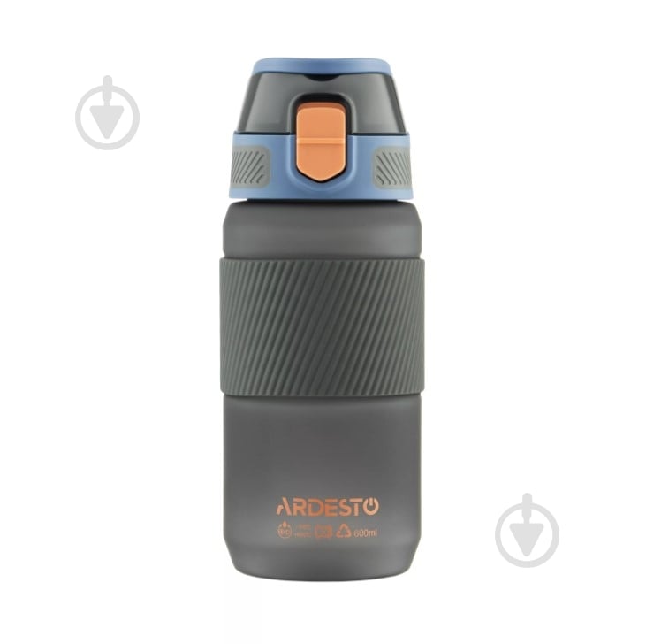Бутылка для воды Ardesto Spring 600 мл черная AR2260SB - фото 3