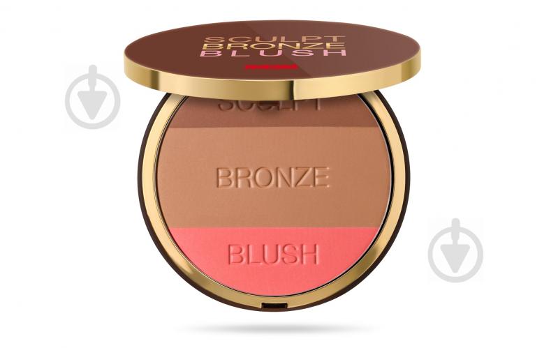 Палетка для контурингу Pupa Sculpt Bronze Blush №01 світлий бежевий 30 г - фото 1