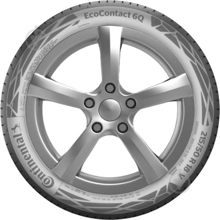 Шина Continental ECOCONTACT 6Q 215/50R18 92 V лето - фото 3