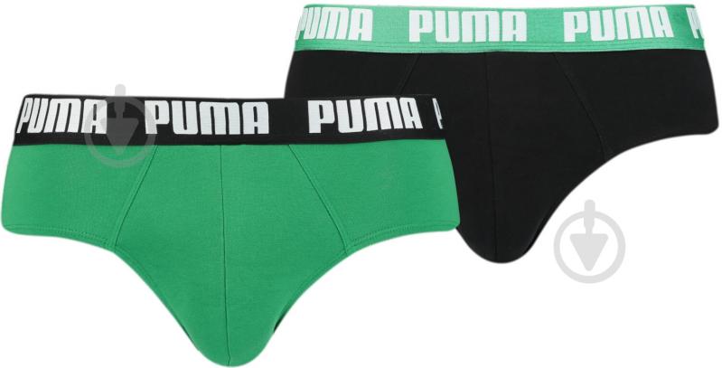 Трусы мужские Puma 88910018 XL черный/зеленый - фото 1