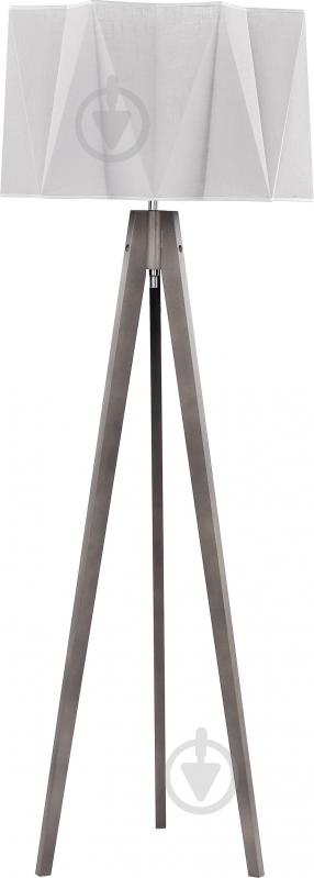 Торшер TK Lighting Piano 60 Вт E27 сірий/дерево 678 - фото 1