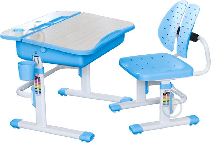 Комплект Evo-kids парта и стул Evo-03 BL - фото 1