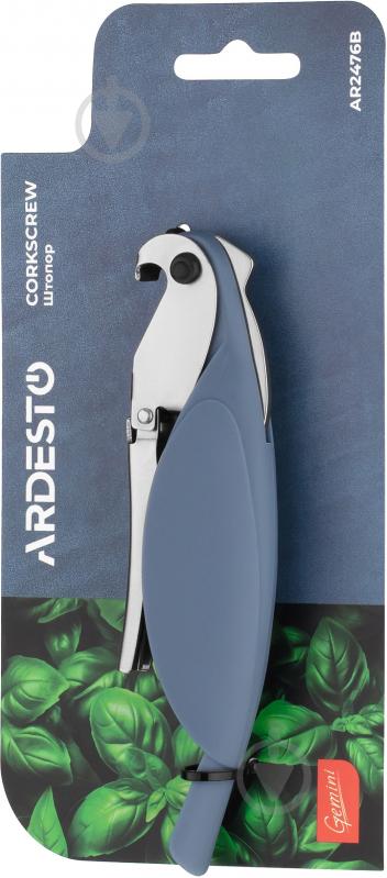 Штопор Ardesto Gemini 13,3 см синий AR2476B - фото 4 Штопор Ardesto Gemini 13,3 см синий AR2476B - фото 4