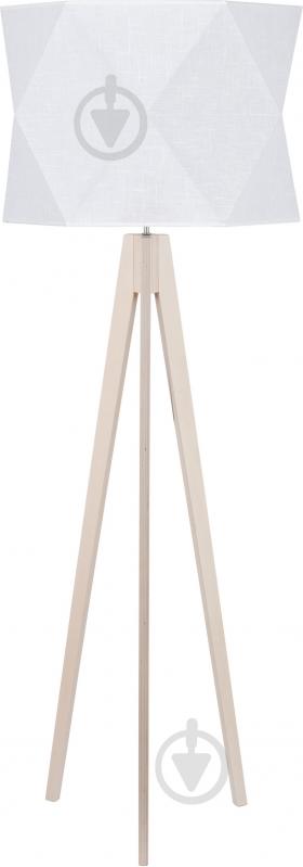 Торшер TK Lighting Bruno 60 Вт E27 белый/дерево 1017 - фото 1 Торшер TK Lighting Bruno 60 Вт E27 белый/дерево 1017 - фото 1