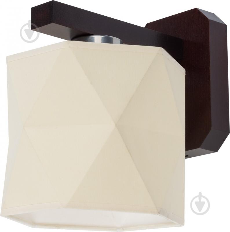 Бра TK Lighting Bruno 1x60 Вт E27 экрю/венге 1000 - фото 1 Бра TK Lighting Bruno 1x60 Вт E27 экрю/венге 1000 - фото 1