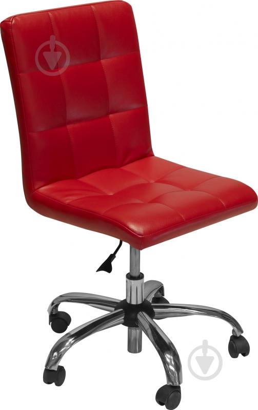 Кресло Nowy Styl Ralph GTS chrome PR-04 красный - фото 1