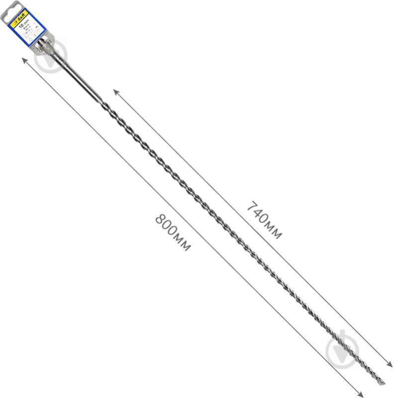 Бур S&R Meister SDS-plus 10x800 мм 200010800 - фото 1