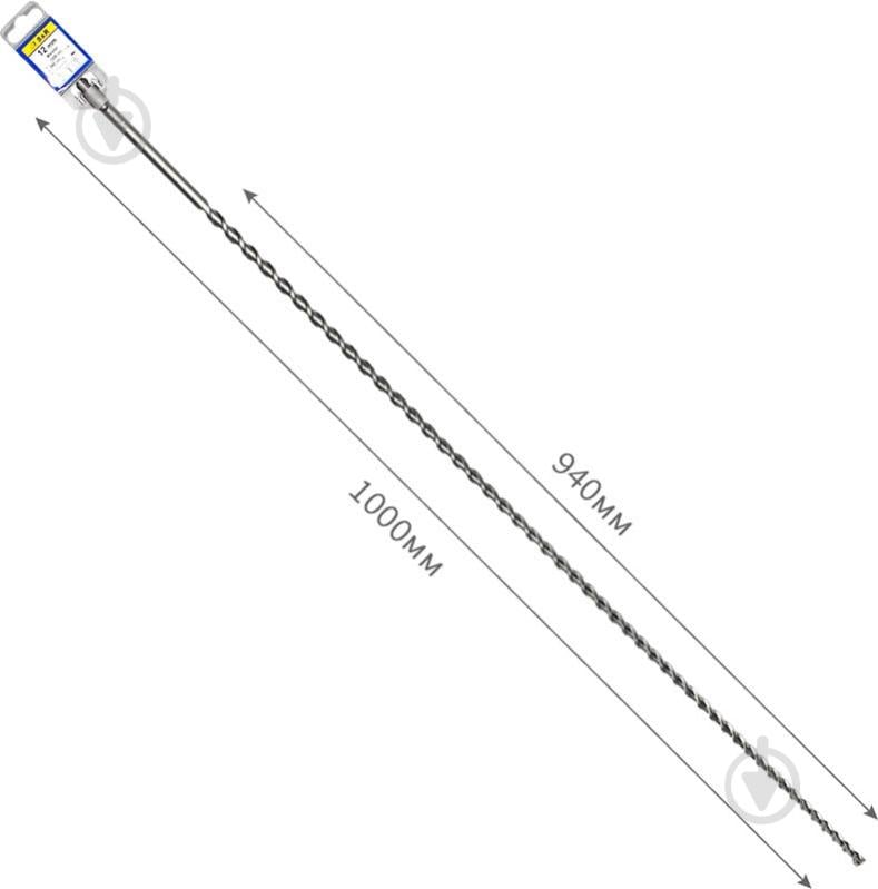 Бур S&R Meister SDS-plus 12x1000 мм 200012100 - фото 1