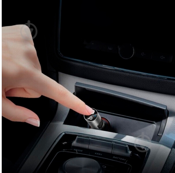 FM-трансмиттер BASEUS Energy Column Car Wireless MP3 Charger Silver (CCNLZ-C0S) - фото 10