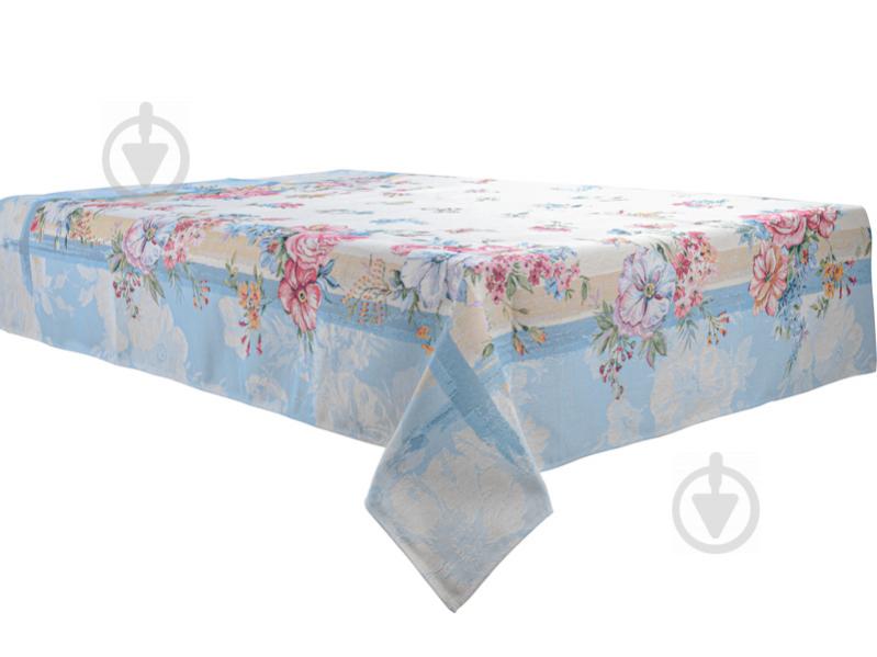 Скатерть Lefard 716-059 гобелен Shabby 140x140 см цветочный Home Textile - фото 1