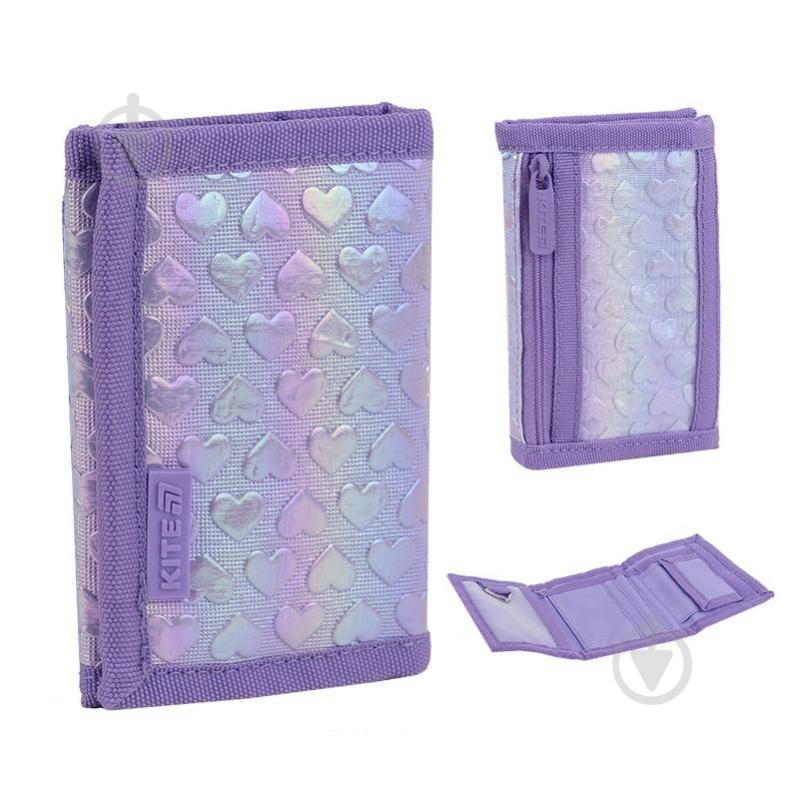Кошелек KITE Awesome K25-598-2 фиолетовый - фото 1 Кошелек KITE Awesome K25-598-2 фиолетовый - фото 1