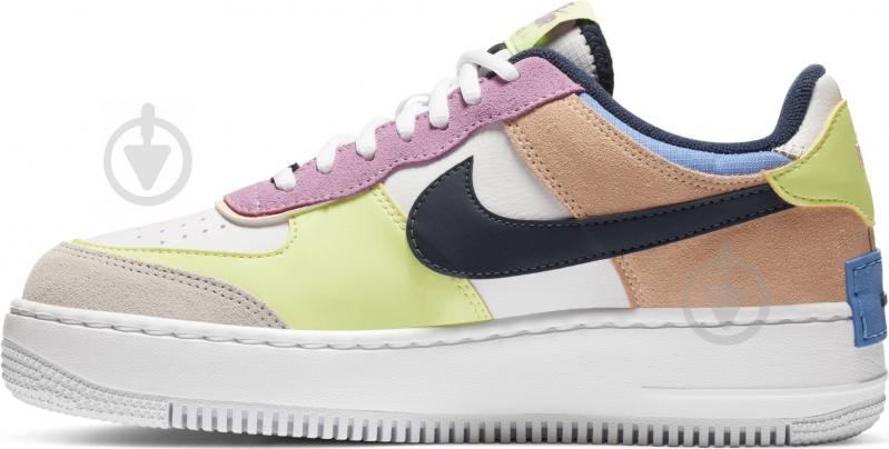 Кросівки жіночі Nike Air Force 1 Shadow CU8591-001 р.37,5 різнокольорові - фото 6