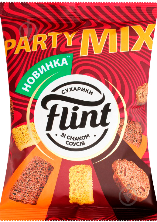 Сухарики Party MIX вкус соусов 100 г (4820182745331) - фото 1