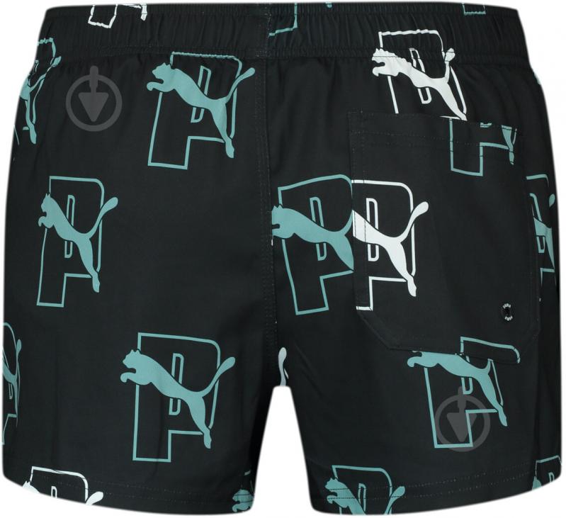 Шорти Puma SWIM MEN PRINT CAT LOGO SHORT SHORTS 1P 93806202 р. M чорний - фото 2