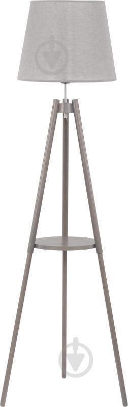 Торшер TK Lighting Lozano 60 Вт E27 серый/дерево 1091 - фото 1 Торшер TK Lighting Lozano 60 Вт E27 серый/дерево 1091 - фото 1
