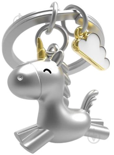 Брелок для ключей Metalmorphose Flying Unicorn with Cloud Charm - фото 1