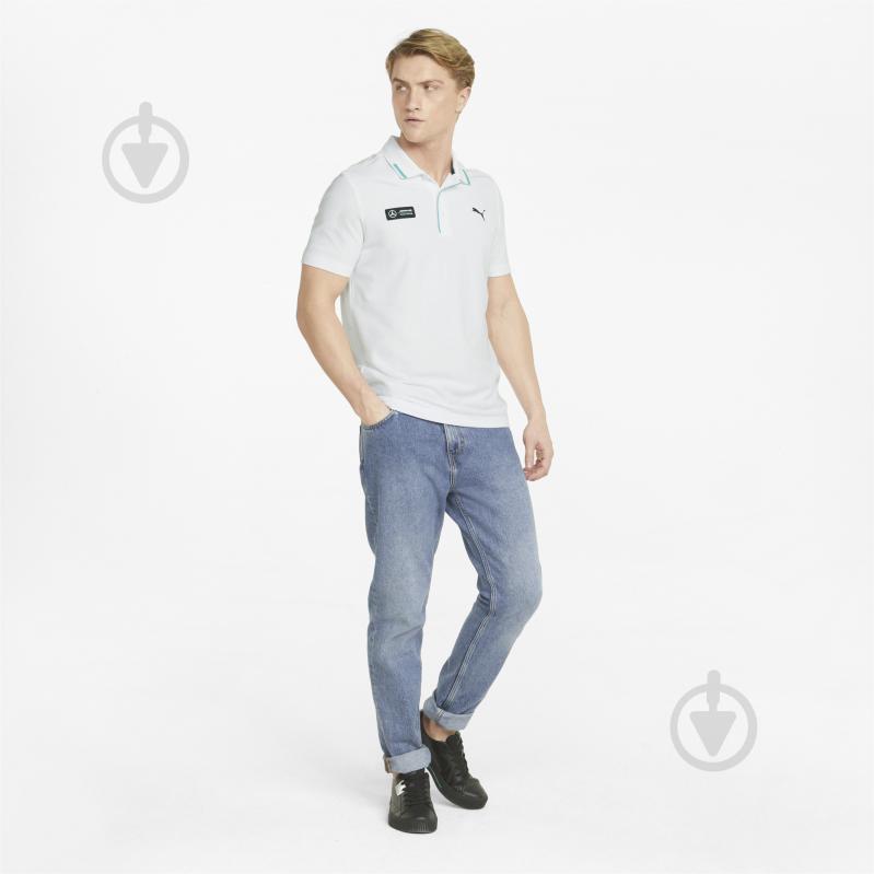 Поло Puma MAPF1 Basic Polo 53364003 р.2XL белый - фото 3