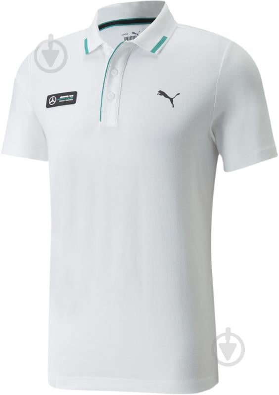 Поло Puma MAPF1 Basic Polo 53364003 р.2XL белый - фото 4