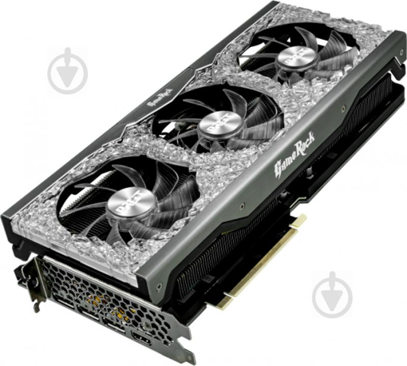 Видеокарта Palit NVIDIA GeForce RTX 3080 GameRock V1 10GB GDDR6 320bit (NED3080U19IA-1020G/LHR) - фото 4