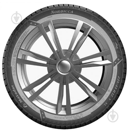 Шина Matador MP93 Nordicca XL 235/55 R18 104 H нешипованая зима - фото 3