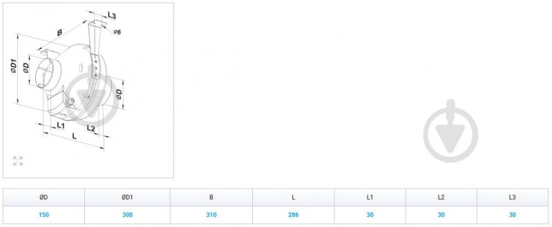 Вентилятор канальний Вентс ВК 150 Дуо - фото 2 Вентилятор канальний Вентс ВК 150 Дуо - фото 2